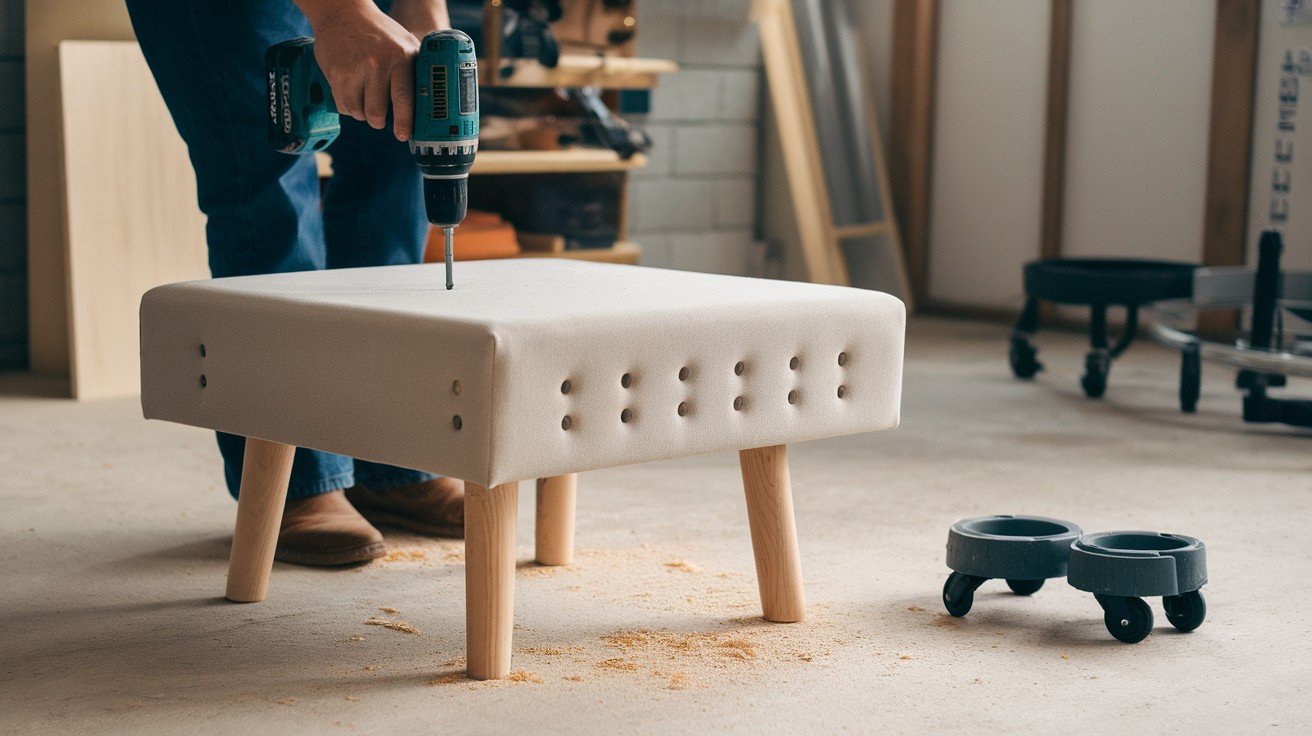 Attach the Legs or Casters