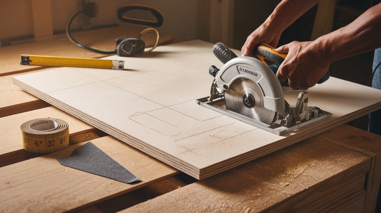 Cut and Prepare the Wood Base