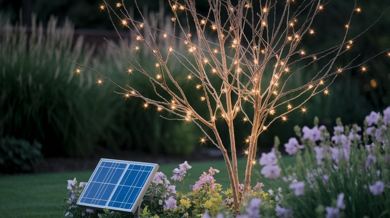 Drape Solar Fairy Lights Through Branches
