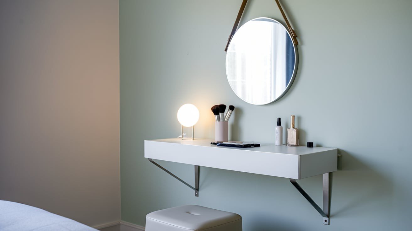 Floating Vanity Shelf for Small Spaces