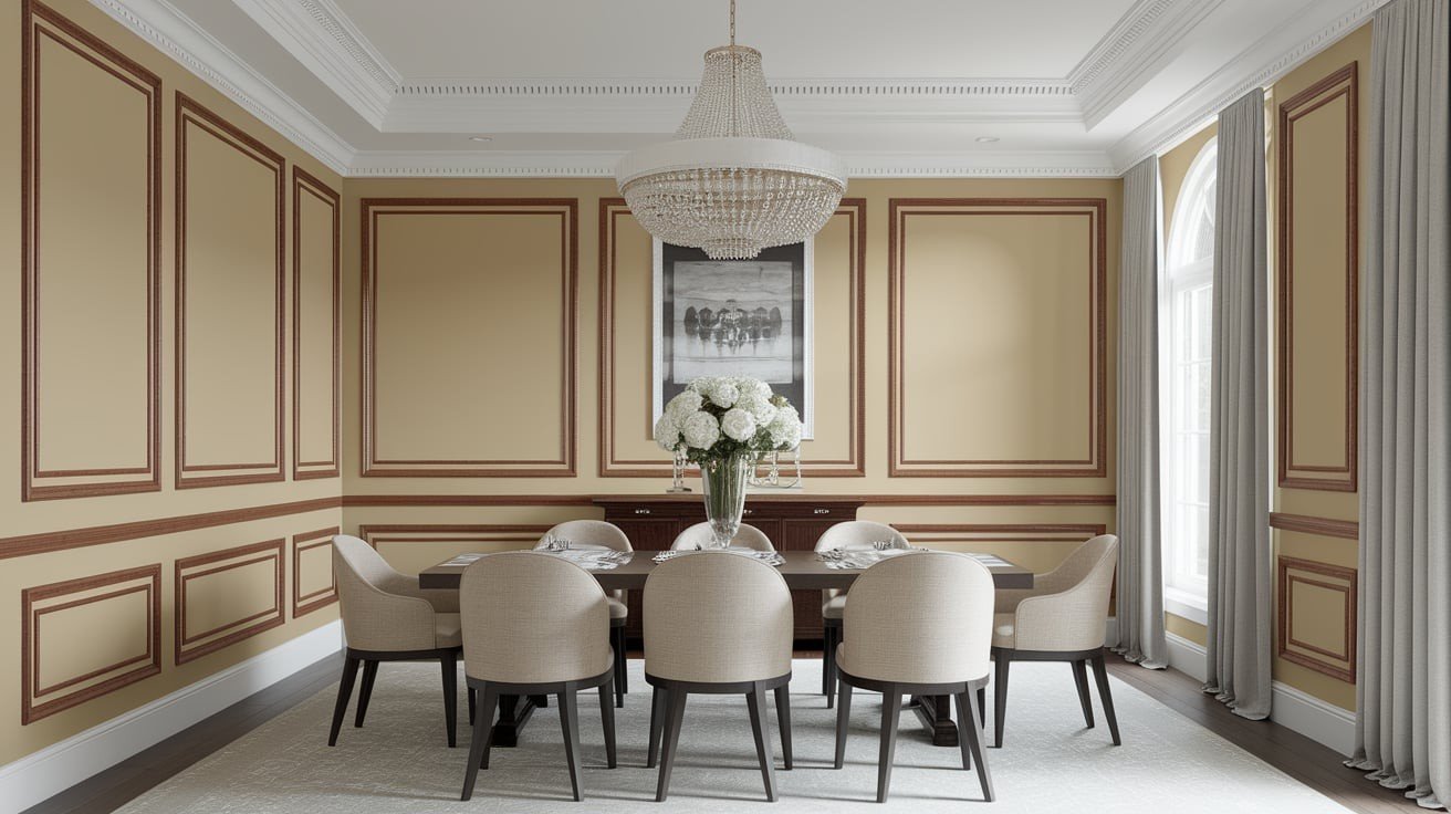 Frame Panels with Decorative Molding for an Upscale Look