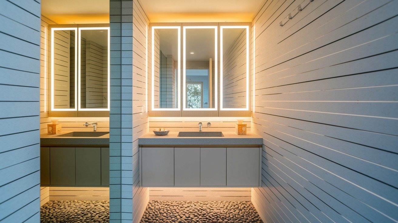 Multi-Function Mirror Cabinet
