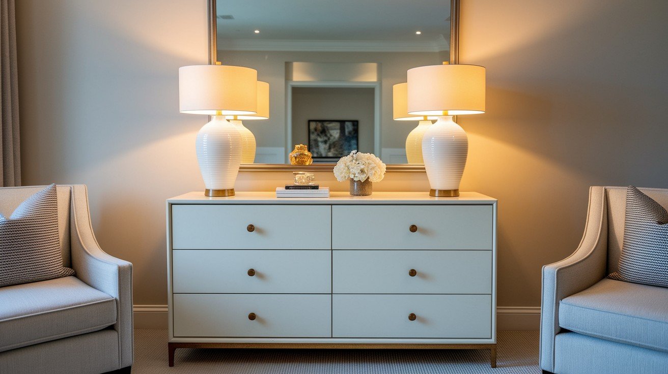 Symmetrical Balance with Lamps