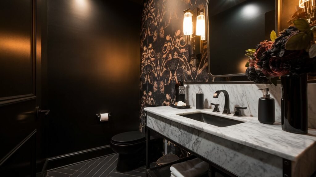 9 Moody Powder Room Ideas That Wow Instantly