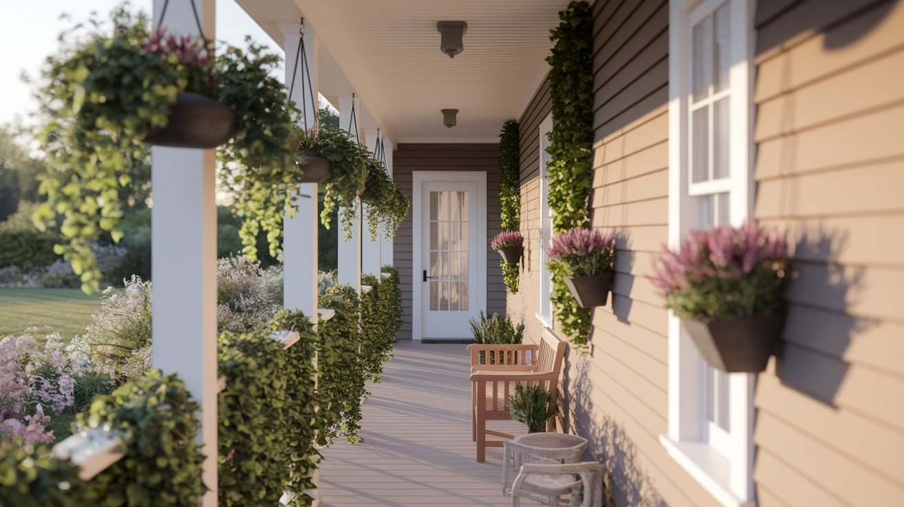 Add Hanging Plants or Vertical Gardens