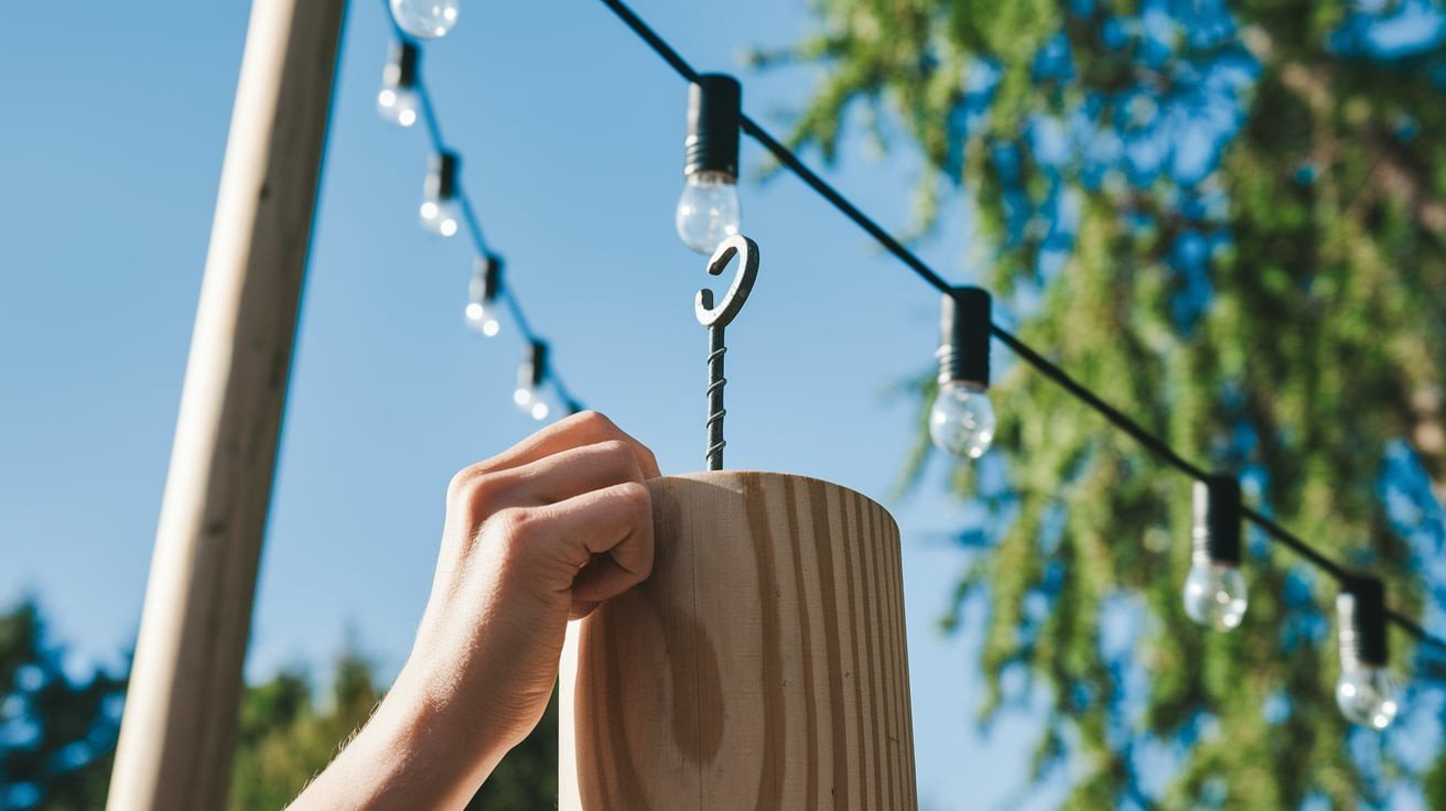 Add Hardware for Hanging Lights