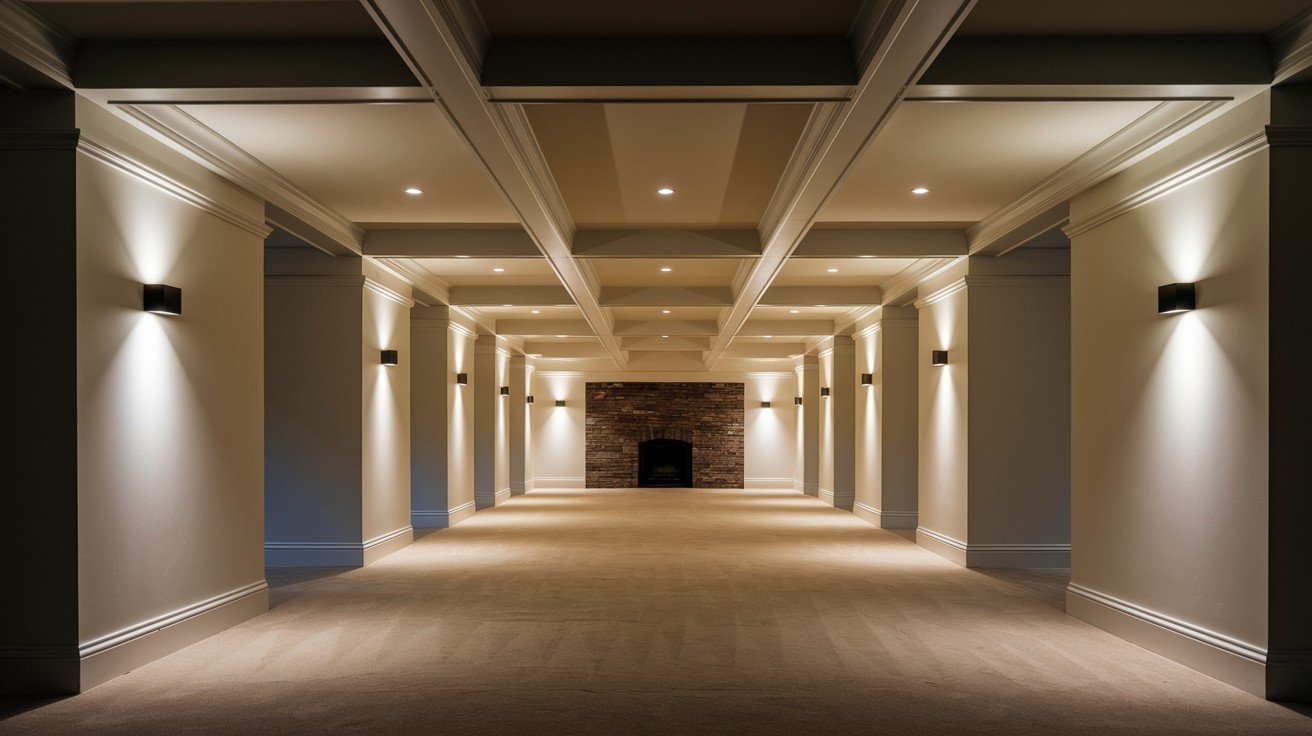 Add Lighting and Bright Finishes
