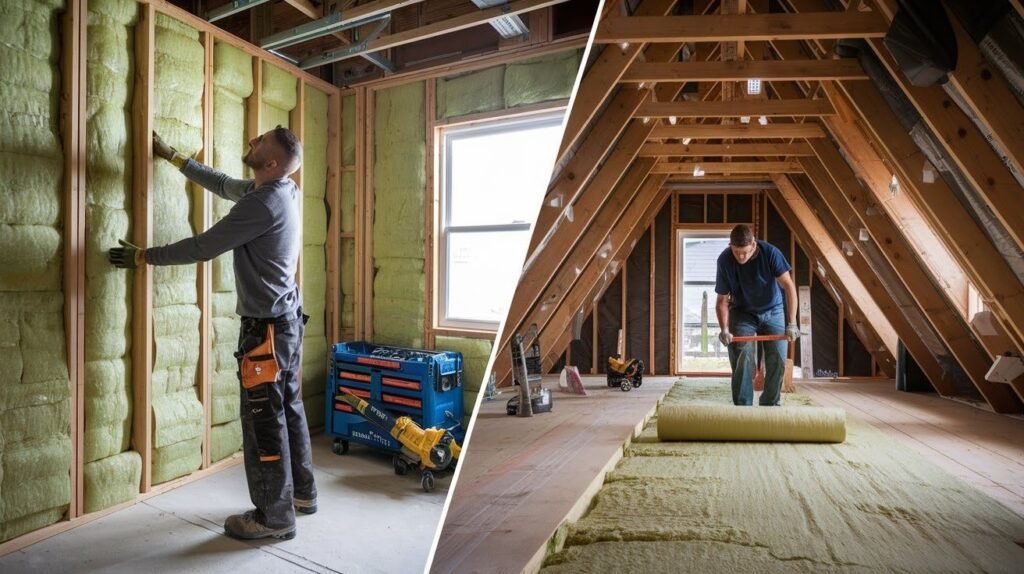 Batt vs Roll Insulation