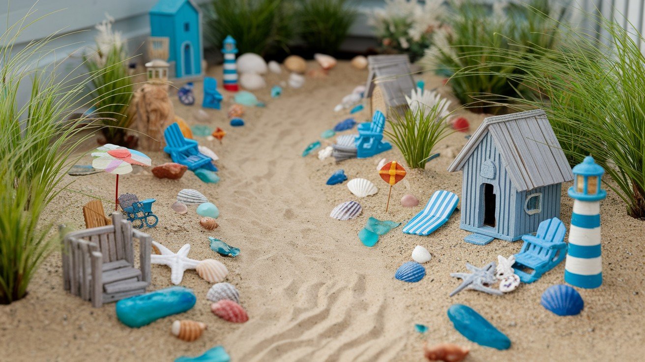 Beach and Coastal Theme Fairy Garden