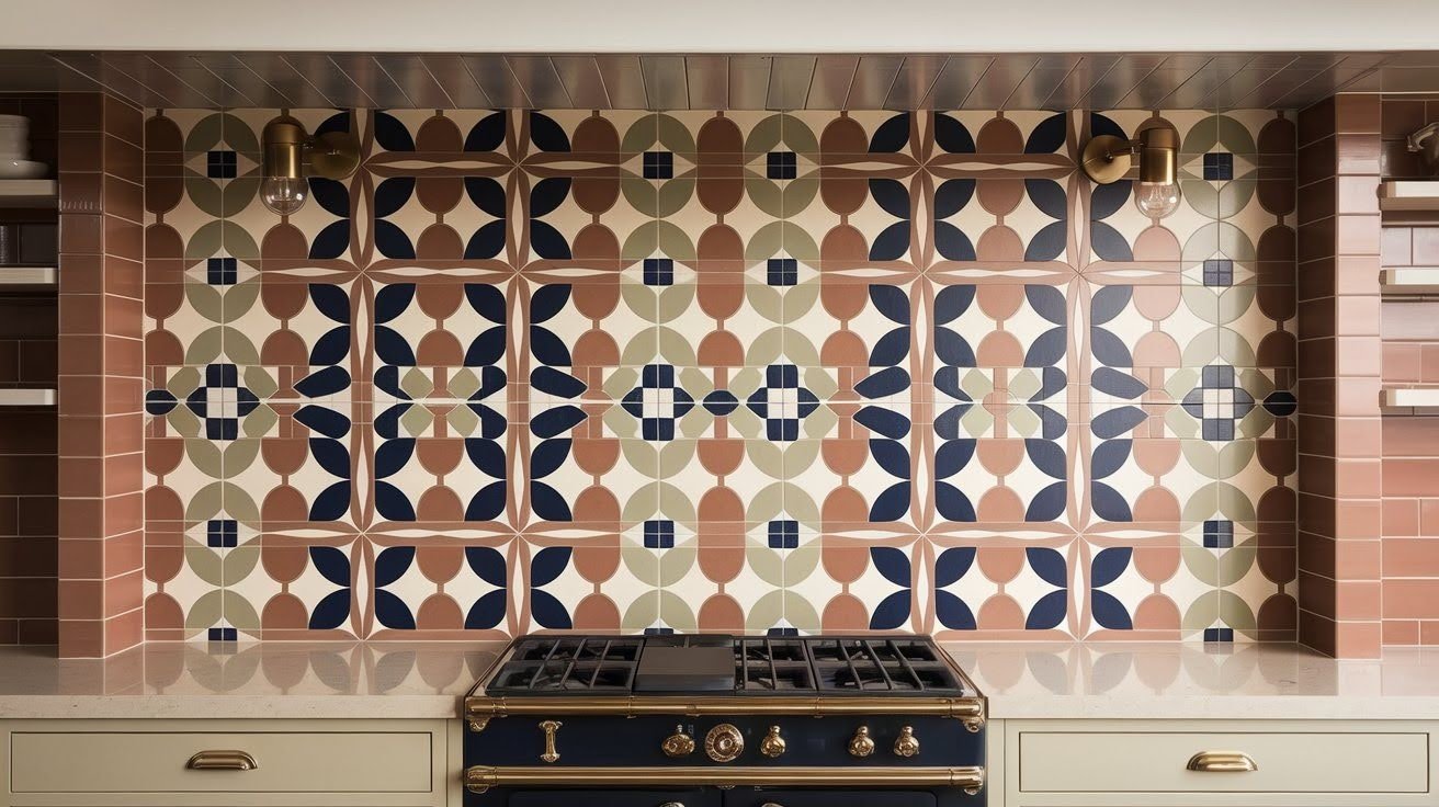 Bold Patterned Tile Accents