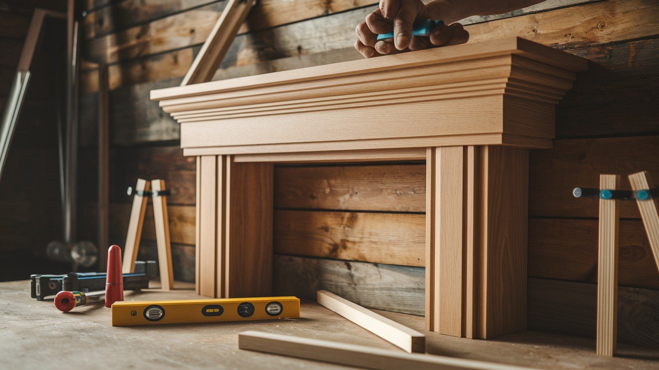 Building the Fireplace Mantle
