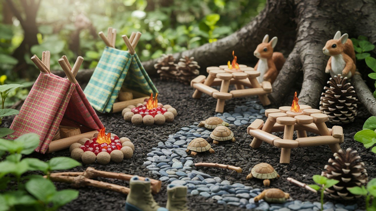  Camping and Adventure Theme Fairy Garden