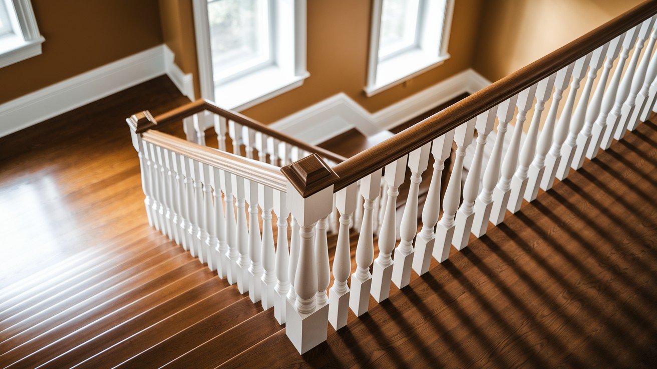 Classic Wooden Baluster Railings