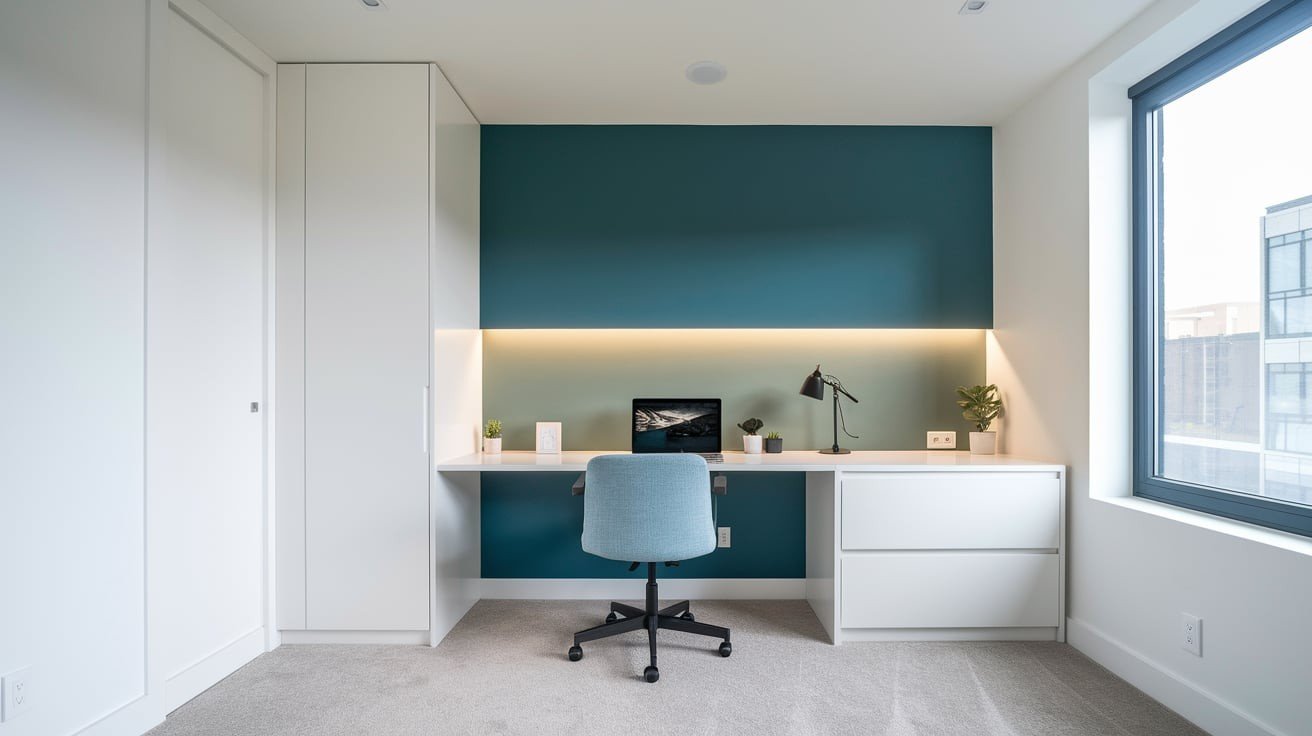 Color-Blocked Study Spaces