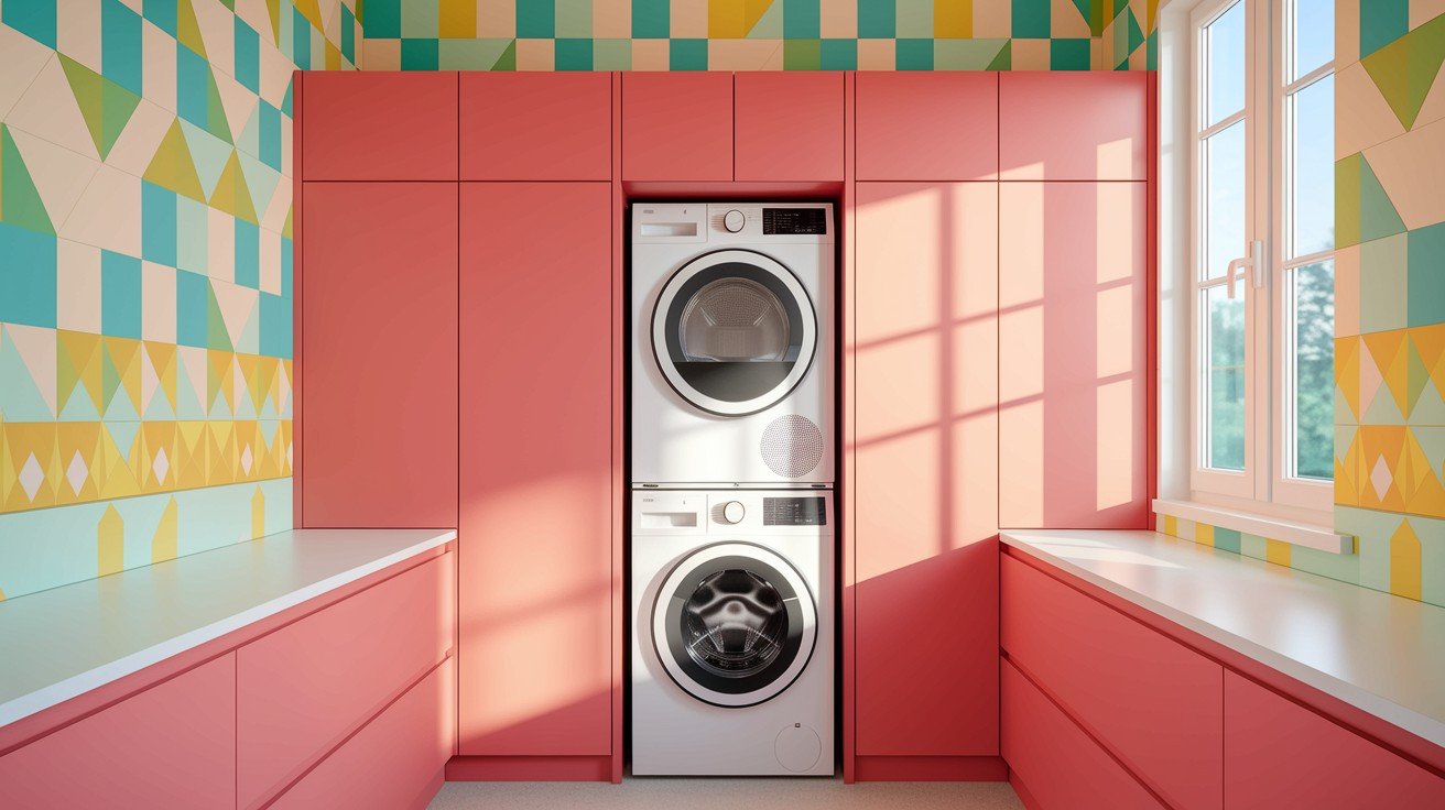 Colorful Cabinetry and Accent Walls