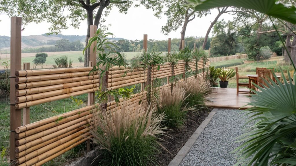 Creative Bamboo Fence Ideas