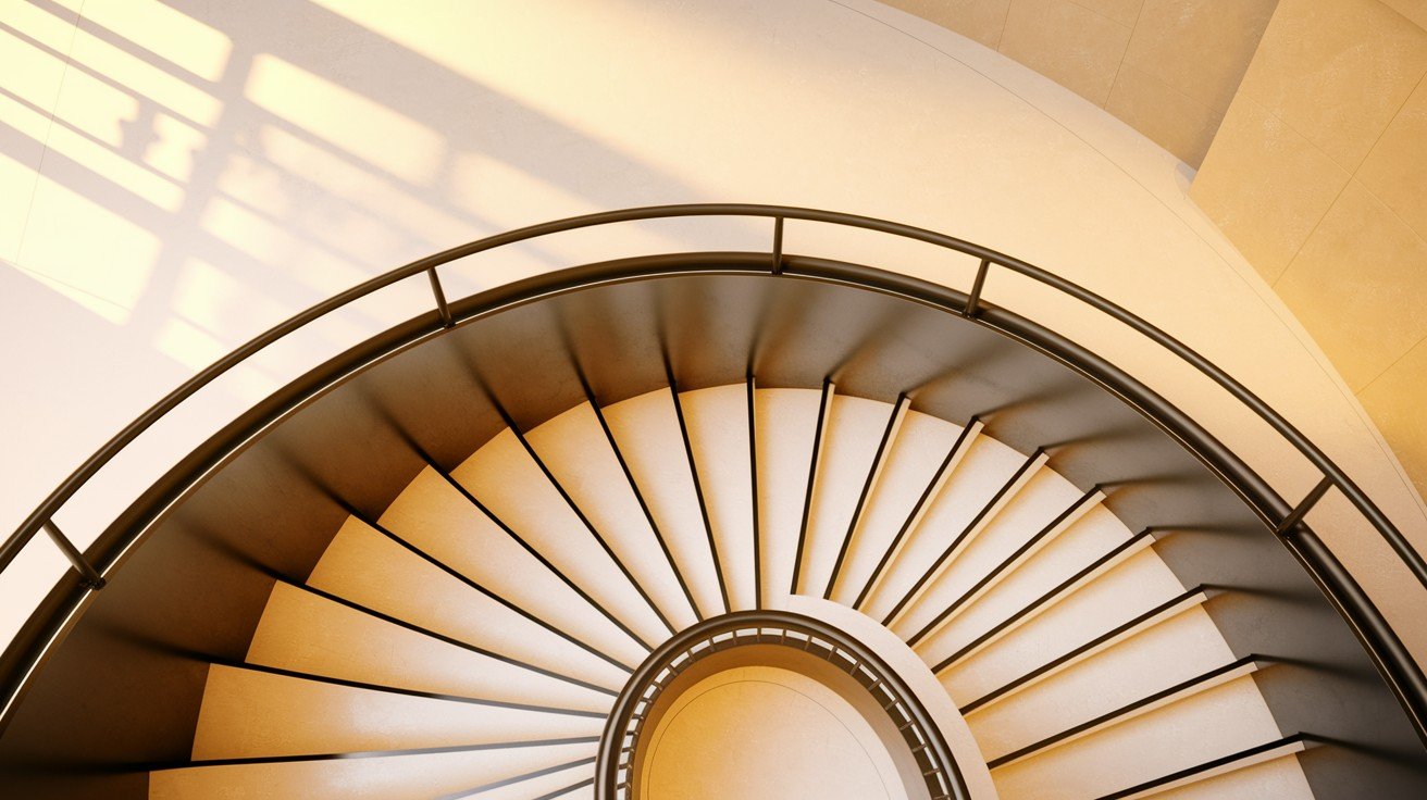 Curved Steel Railing