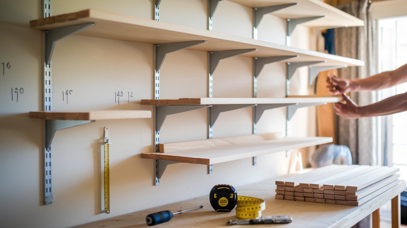 Cut and Install Shelves