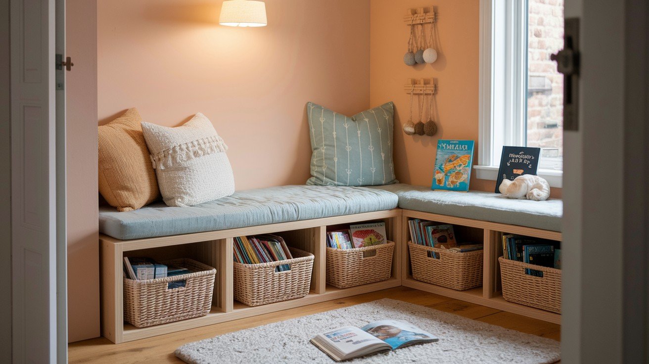 DIY Reading Nook Bench
