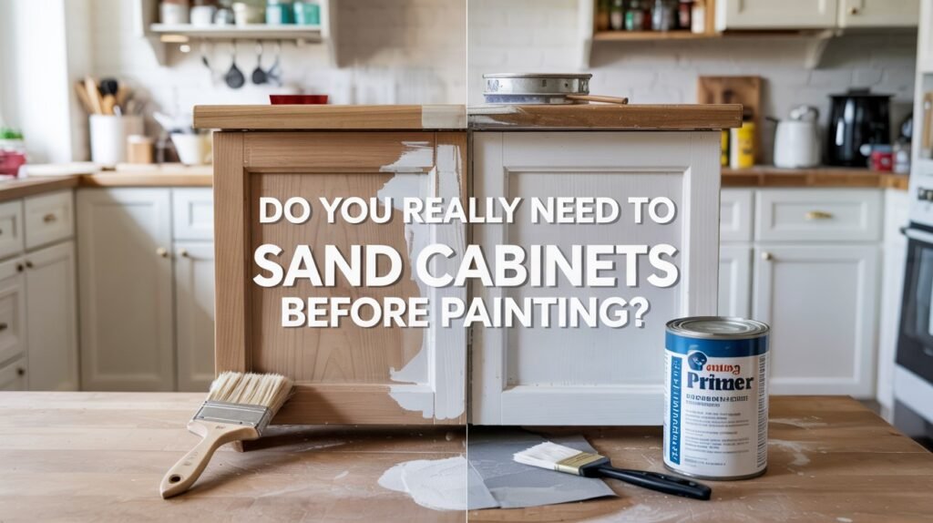 Do You Really Need to Sand Cabinets Before Painting