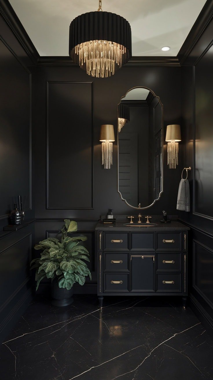 Dramatic Dark Paint Colours