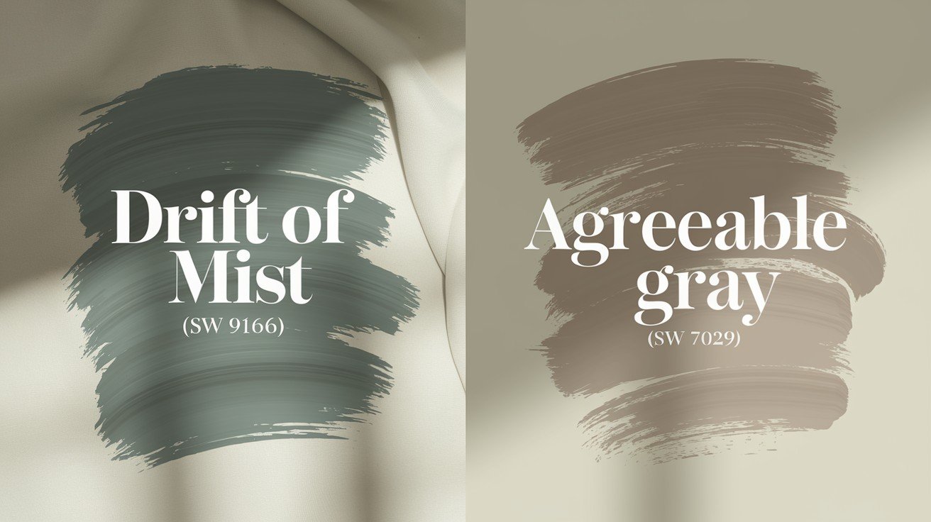 Drift of Mist vs. Agreeable Gray Undertones