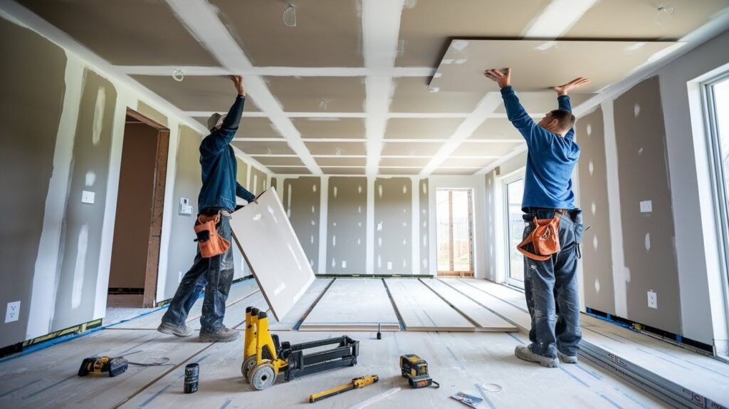 Drywall for the Ceiling