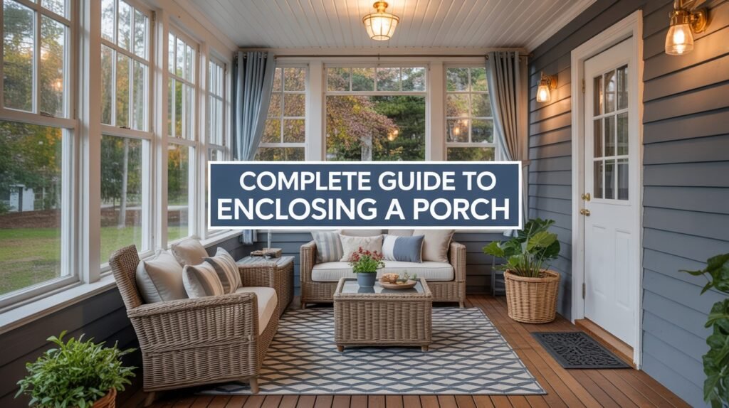 Enclosing a Porch for Living Space