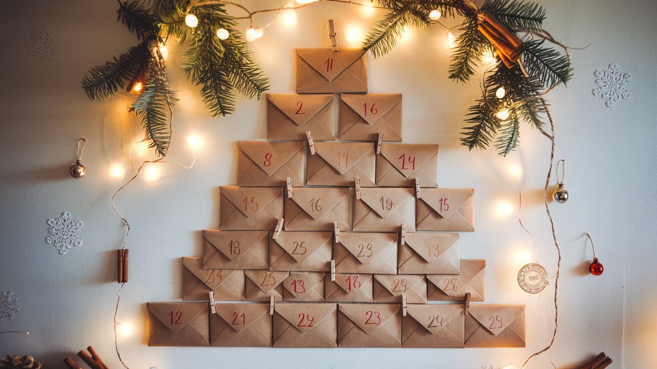 Envelope Tree Advent Calendar