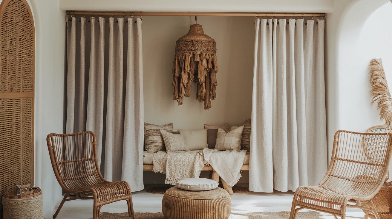 Fabric or Curtain Door