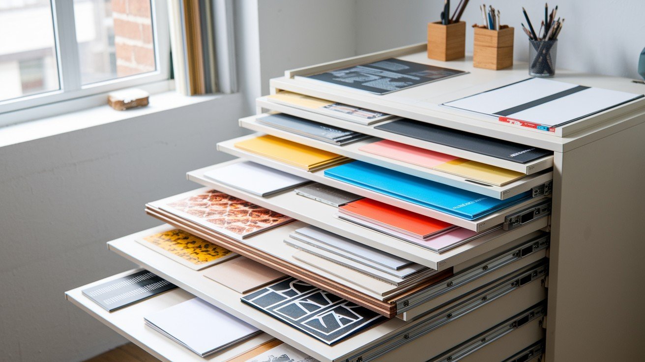 Flat File Drawers for Paper & Prints