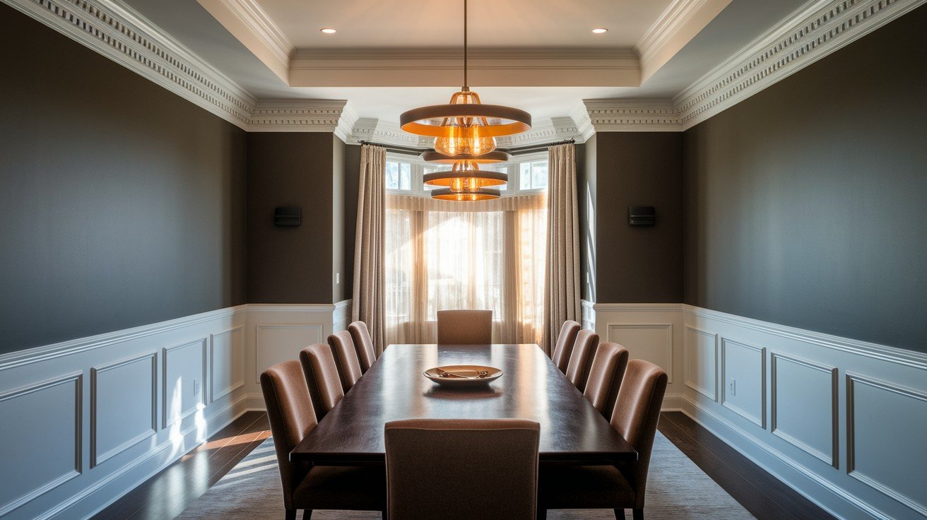 Formal Dining Room with Statement Features