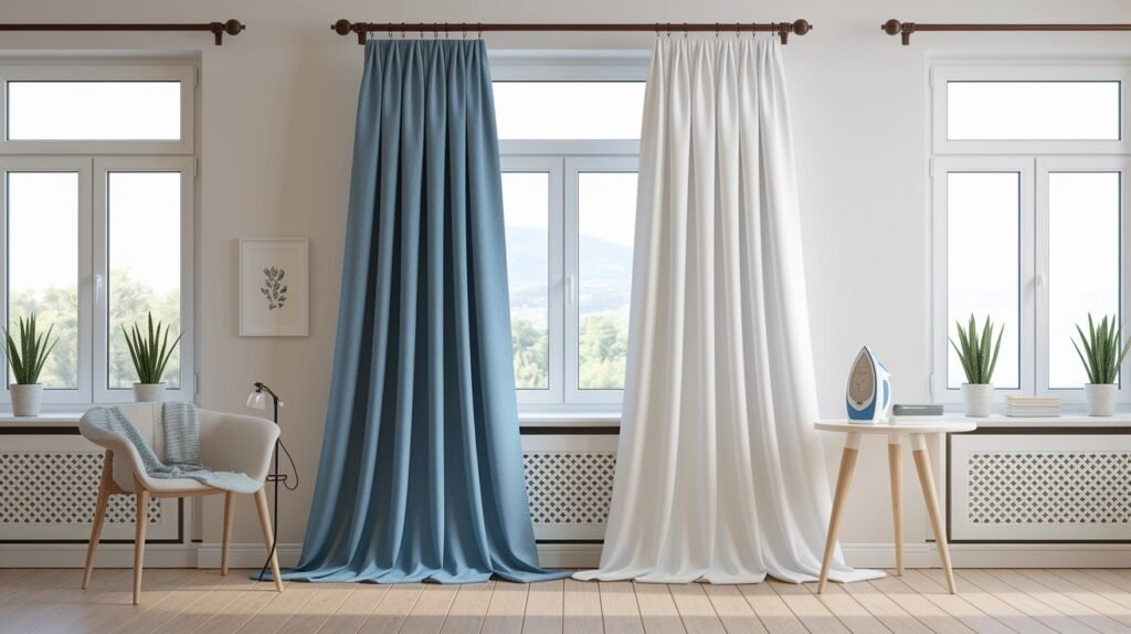 Get Wrinkles Out of Curtains