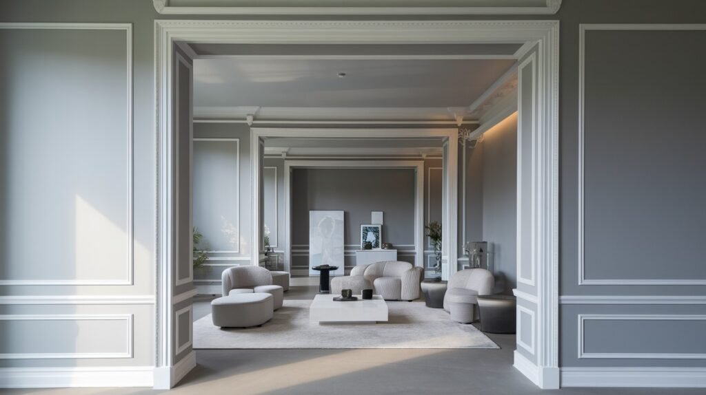 Gray Walls White Trim Ideas