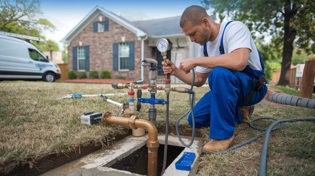 Hydrostatic Plumbing Test