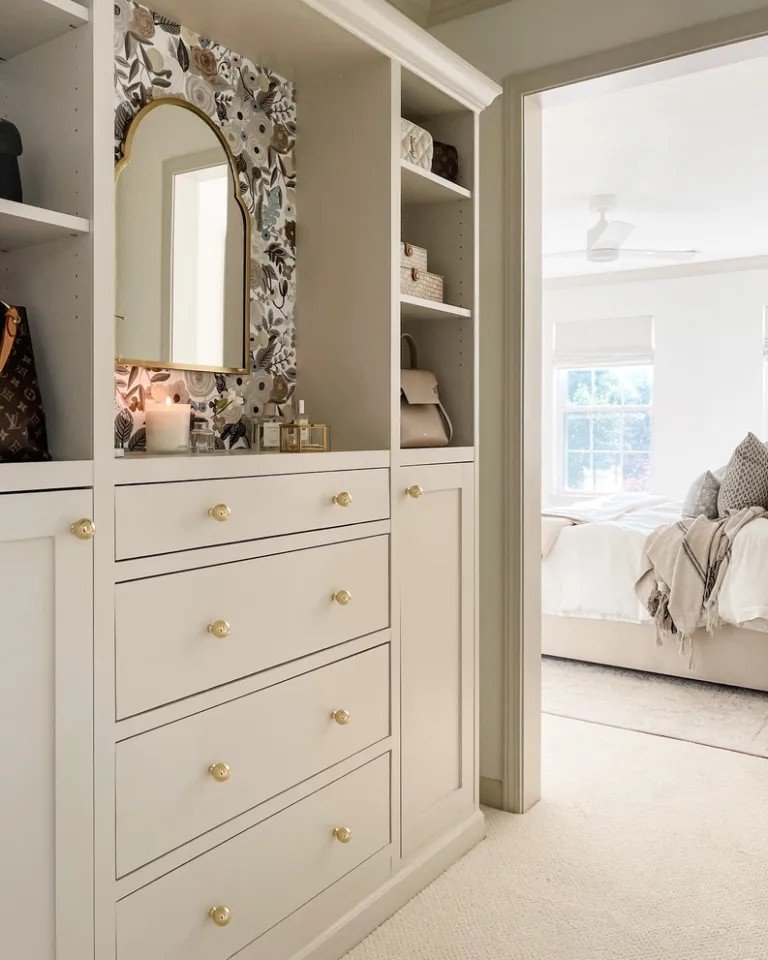 IKEA Hack Built-In Dresser for Narrow Hallways