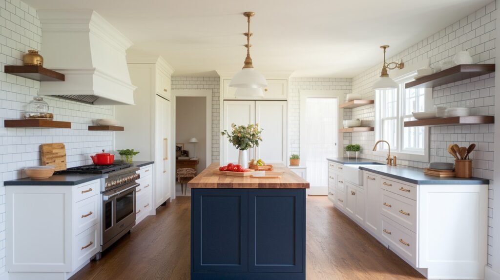 Ideas for Navy Kitchen Island
