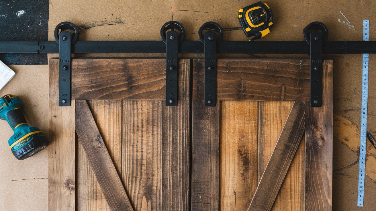 Install Rollers on the Barn Door