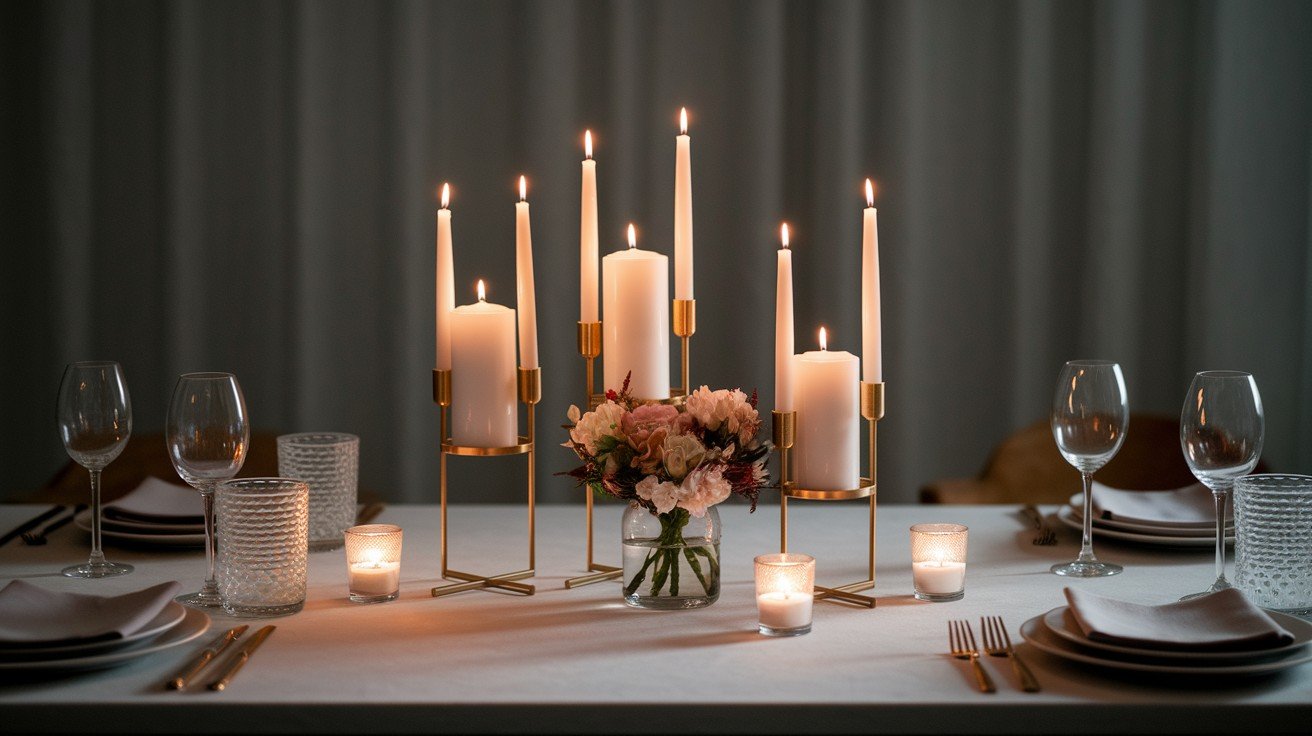 Layered Multi-Level Candle Displays