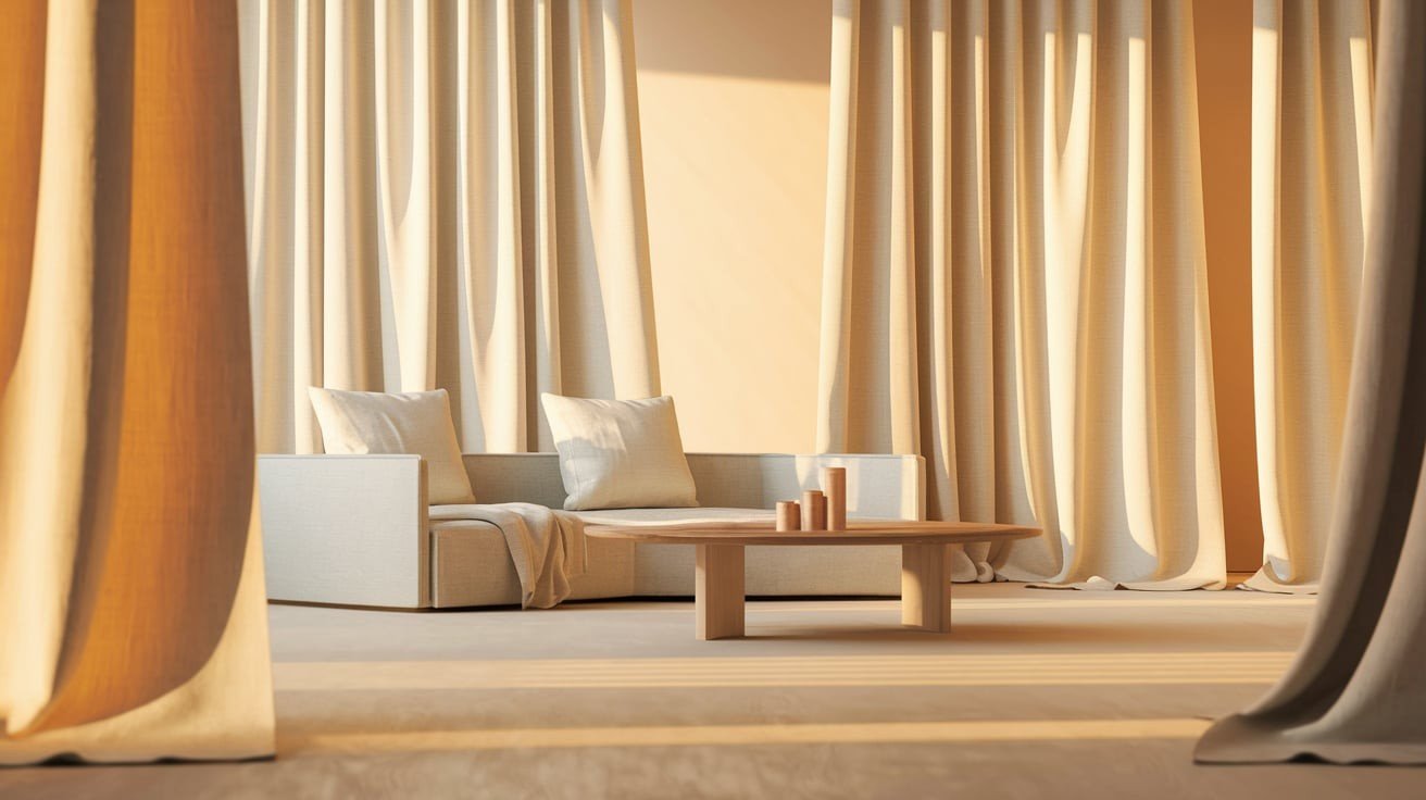 Linen Curtains for a Clean, Minimalist Look