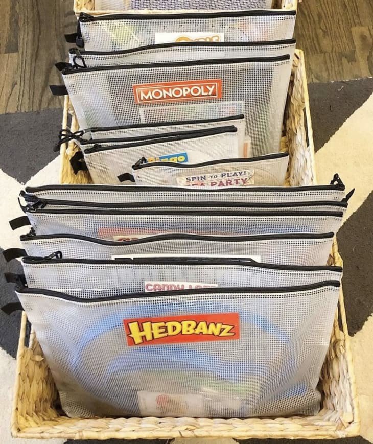 Mesh Pouch Storage Method