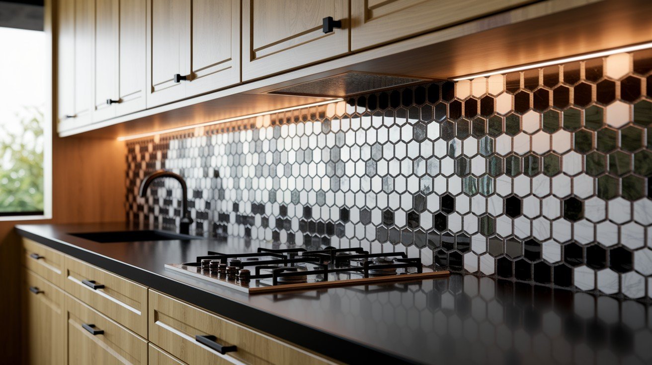 Mixed Material Mosaic Designs