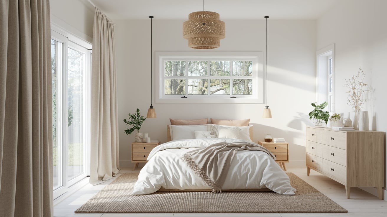 Neutral Linen Panels for a Minimalist Vibe