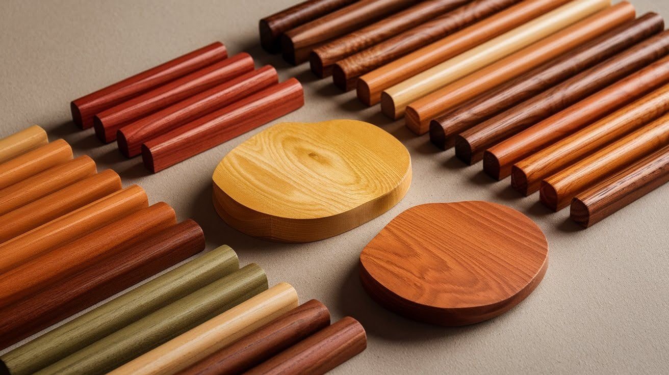 Orange Wood Tones 