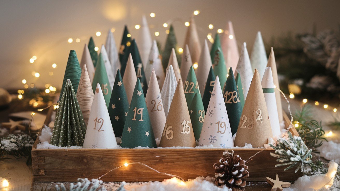 Paper Cone Forest Calendar