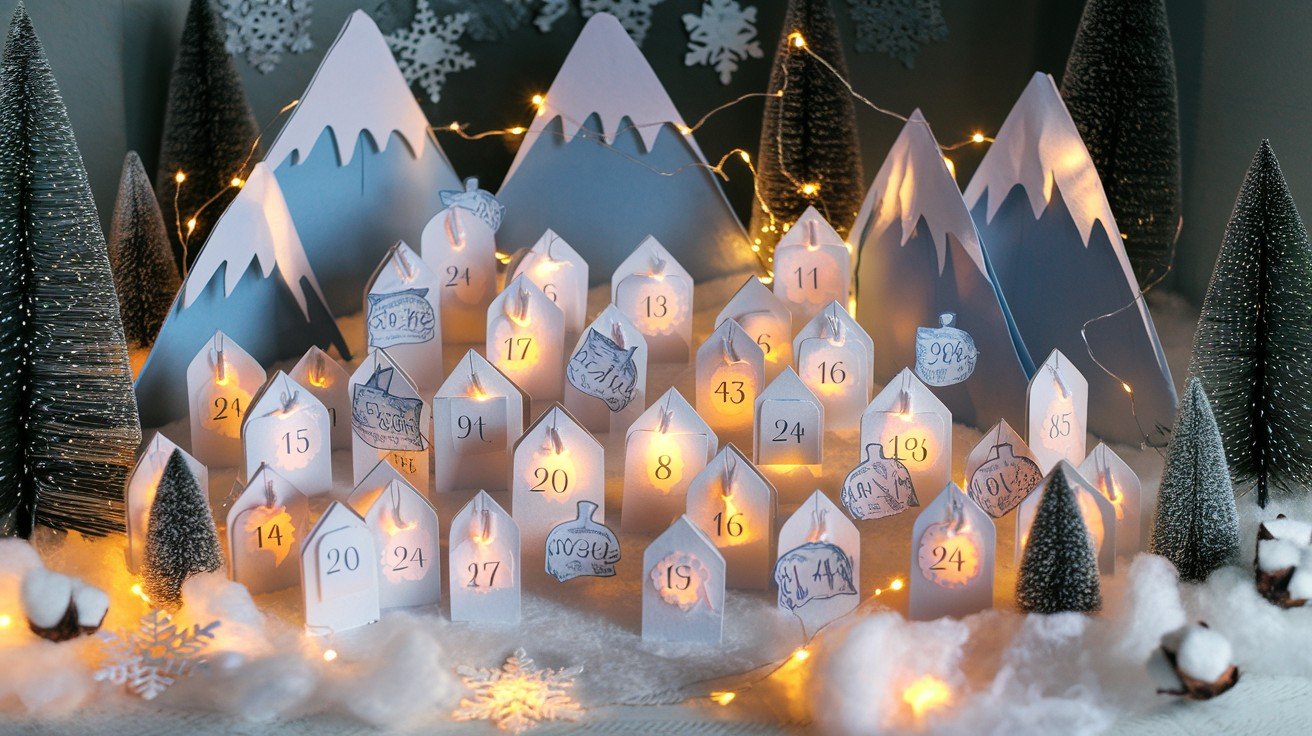 Paper Mountain Village Calendar