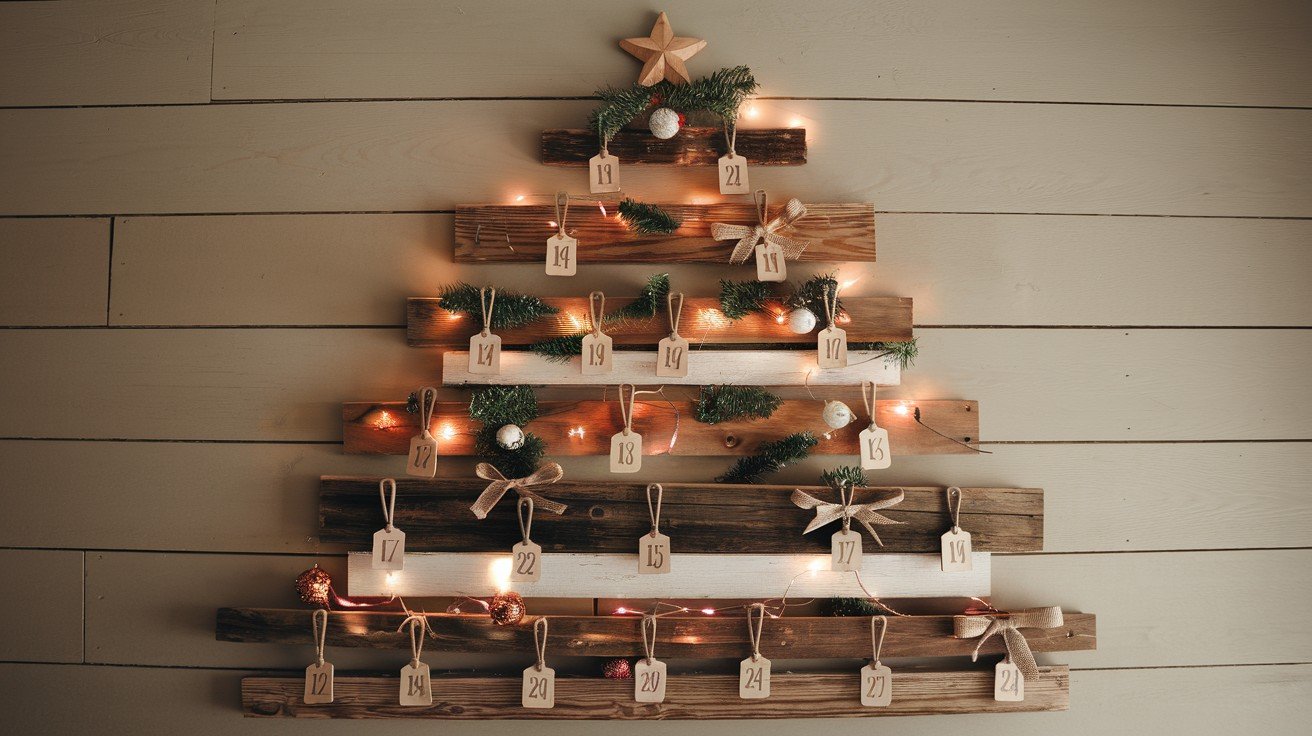 Reclaimed Wood Tree Calendar