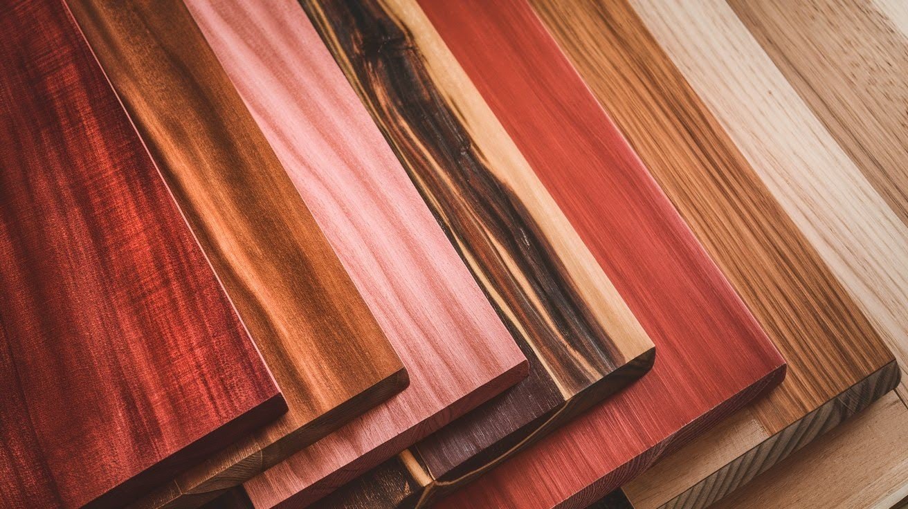 Reddish Wood Tones