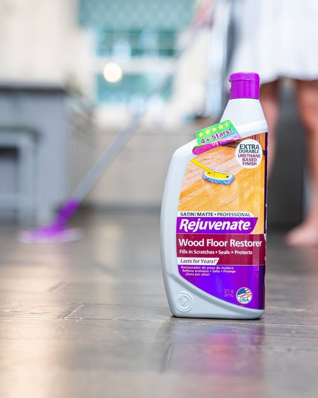 Rejuvenate All Floors Cleaner with Polish Technology