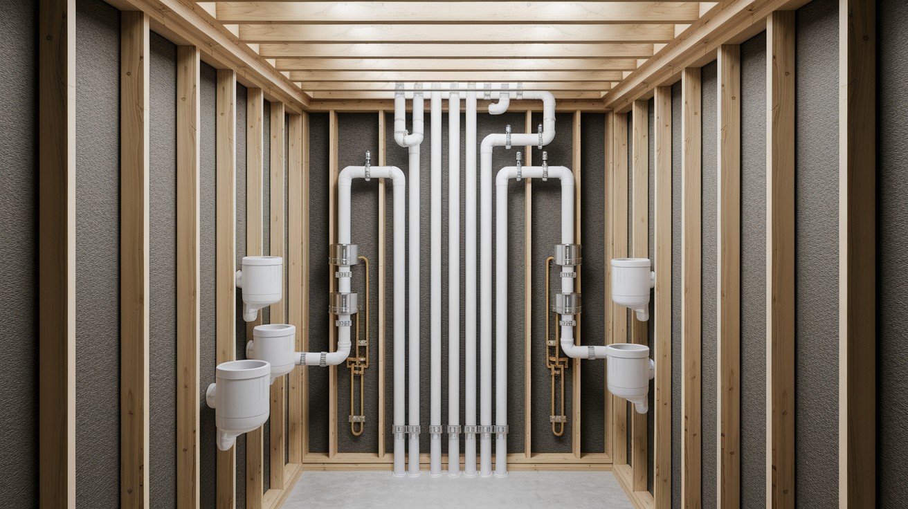 Run Vent Pipes